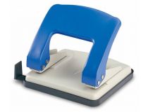 Дырокол Kw-Trio Stylish Medium 966 макс.:20лист. металл ассорти отв.:2 с линейкой