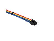 1STPLAYER RB-001 Rainbow Набор удлинительных кабелей для блока питания (35см, 24+2x4/8+2x6/8-pin)