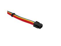 1STPLAYER RB-001 Rainbow Набор удлинительных кабелей для блока питания (35см, 24+2x4/8+2x6/8-pin)