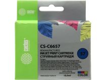 Картридж Cactus CS-C6657 (№57) Color для HP D450/5145/5150/5151/5550/5552/5650(восстановлен из б/у)