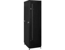 NT PRACTIC 2 MP27-88 B Шкаф 19 напольный 27U 800*800, дверь перфорированная, черный