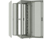 NT PRACTIC.3 24-68.PP12.SD2.BF12 G Шкаф 19  24U 600х800, двери перф.: перед. одинар., зад. распаш., с бо., серый