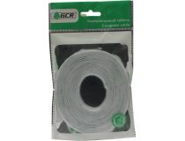 Greenconnect GCR-51680  Стяжка-липучка (5 м, белая)