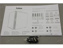 Miditower Aerocool Python-G-BK-v1 ATX без БП, с окном