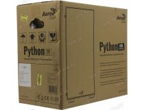 Miditower Aerocool Python-G-BK-v1 ATX без БП, с окном