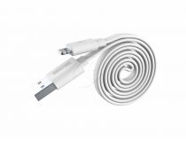 Кабель USB - Lightning Romoss CB12f-161-03 (плоский, белый)