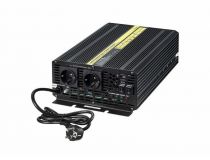 Инвертор KV-MU1500.12, 12В/220В, модиф. синус, ИБП, 1500W