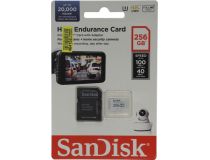 SanDisk SDSQQNR-256G-GN6IA microSDXC Memory Card 256Gb UHS-I U3 V30 + microSD-- SD Adapter