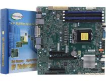 SuperMicro X11SCZ-Q (RTL) LGA1151 Q370 PCI-E DVI+2xDP 2xGbLAN SATA RAID microATX 4DDR4