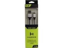 HARPER BRCH-510 Silver Кабель USB AM-- Lightning 1м