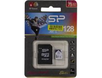 Silicon Power SP128GBSTXBU1V21SP microSDXC Memory Card 128Gb UHS-I U1 + microSD-- SD Adapter