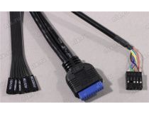 Miditower Aerocool Menace Saturn FRGB-G-BK-V1  ATX без БП