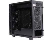 Miditower Aerocool Flo Saturn FRGB-G-BK-V1 Black ATX без БП, с окном