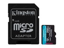 Kingston SDCG3/256GBSP microSDXC Memory Card 256Gb A2 V30 UHS-I U3