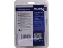 SVEN Mouse RX-113 Black  (RTL) USB 6btn+Roll