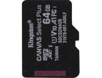 Kingston SDCS2/64GBSP microSDXC Memory Card 64Gb A1 UHS-I U1