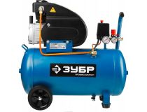 ЗУБР ЗКПМ-240-50-1.5 Компрессор воздушный масляный (1.5 кВт, 240 л/мин, 50 л)