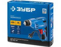 ЗУБР Профессионал ЗД-П421 ЭР Дрель (420W, 3300 об/мин, 10 мм, реверс)
