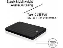 SP512GBPSD75PSCK SSD Siliсon Power 512 GB B75 Pro чёрный. USB Type-C. USB 3.2