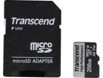 Transcend TS256GUSD330S microSDXC 256Gb UHS-I U3 V30 A2 + microSD-- SD Adapter
