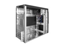 Minitower Exegate BA-204U Black MicroATX без БП EX284039RUS 