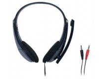 Наушники с микрофоном OKLICK HS-M150 Black  (шнур 2.2м)  428963 