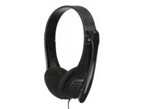 Наушники с микрофоном OKLICK HS-M150 Black  (шнур 2.2м)  428963 