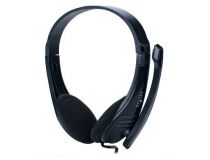 Наушники с микрофоном OKLICK HS-M150 Black  (шнур 2.2м)  428963 