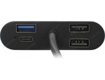 VCOM CU425M Кабель-адаптер USB-C -  HDMI(F)+VGA(F)+audio+microSD CR+USB3.0+2xUSB2.0+USB-C port