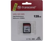 Transcend TS128GSDC330S SDXC Memory Card 128Gb UHS-I U3 V30