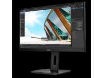 23.8 ЖК монитор AOC 24P2Q Black с поворотом экрана (LCD, 1920x1080, D-sub, DVI, HDMI, DP, USB3.2 Hub)