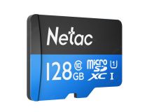 Netac NT02P500STN-128G-R microSDXC Memory Card 128Gb UHS-I U1+ microSD-- SD Adapter
