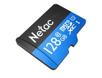 Netac NT02P500STN-128G-R microSDXC Memory Card 128Gb UHS-I U1+ microSD-- SD Adapter