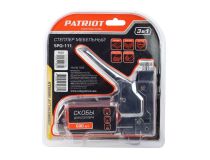 350007502 Степлер ручной Patriot SPQ-111 скобы 140 4-14мм/28 10-12мм гвозди тип 300: 14мм