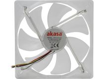 Akasa AK-FN074 Quiet Blue Led Fan (3пин, 139x139x25мм, 22.8дБ, 1200об/мин)