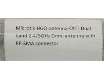 MikroTik  HGO-antenna-OUT  Антенна RP-SMA (male)