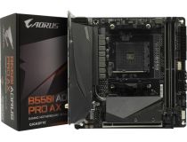GIGABYTE B550I AORUS PRO AX (RTL) AM4 B550 PCI-E HDMI+DP 2.5GbLAN+WiFi+BT SATA RAID Mini-ITX 2DDR4