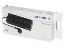 Сетевой фильтр Ippon BK-258-16 Black  5м ( 8 розеток )