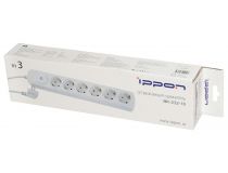 Сетевой фильтр Ippon BK-232-16  White  3м  ( 6 розеток )