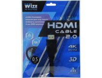 Wize C-HM-HM-0.5M Кабель HDMI to HDMI (19M -19M) 0.5м ver2.0