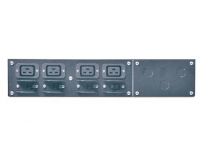 APC SBP6KRMI2U APC Service Bypass Panel- 230V, 50A, MBB, Hardwire input, (4) IEC-320 C19 Output