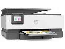 HP OfficeJet Pro 8023 AiO 1KR64B (A4, 20стр/мин, 256Mb, LCD, МФУ, факс, USB2.0, WiFi, сетевой, ADF,двуст.печать)