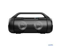 Колонка Ginzzu GM-984G (2x10W, цветомузыка, Bluetooth, USB, microSD, FM)