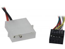 Ginzzu GR-137UB 3.5 Internal USB CF/SDXC/microSD/MS(/Pro/Duo/M2) Reader/Writer+4portUSB