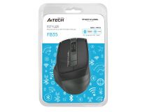 A4Tech FSTYLER Wireless&Bluetooth Optical Mouse FB35 Midnight Green  (RTL) USB 6btn+Roll