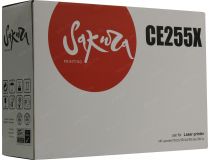 Картридж SAKURA CE255X для HP LJ P3015/3015d/3015dn/3015X