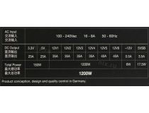 Блок питания be quiet! DARK POWER PRO 12 P12-PRO-1200W 1200W ATX (24+2x4+8+10x6/8пин) Cable Management BN311 