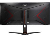 34   ЖК монитор AOC CU34G2X Black&Red (Curved LCD, 3440x1440, HDMI, DP, USB3.2 Hub)