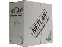 Кабель UTP 4 пары кат.5e  бухта 305м NETLAN CCA-UU004-5E-PVC-GY 
