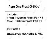 Miditower Aerocool Aero One Frost-G-BK-v1  ATX без БП